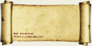 Jana Đinđić vizit kartica